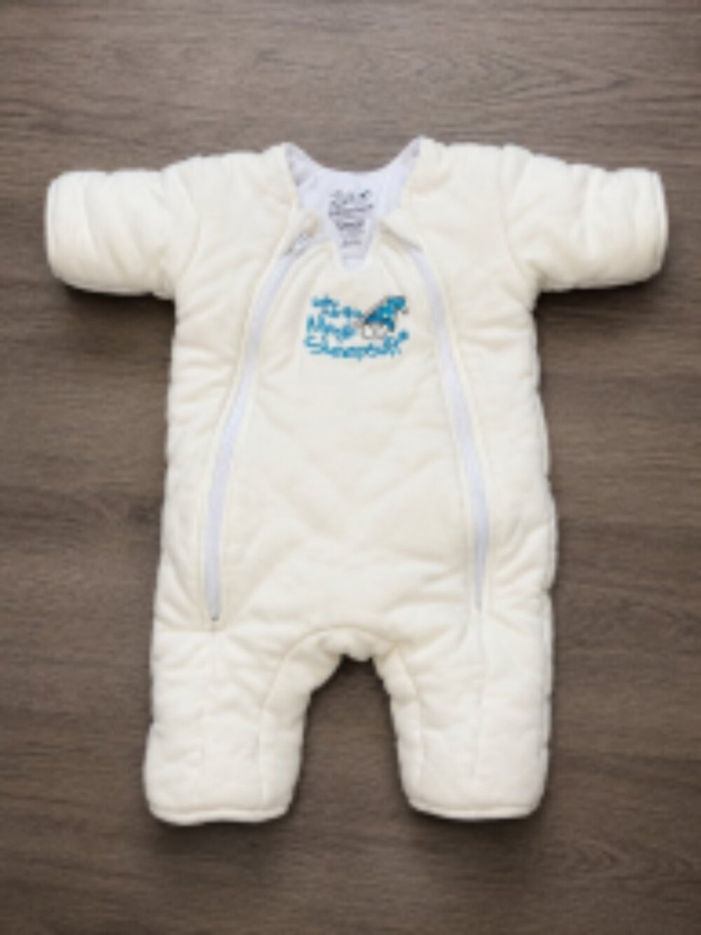 Baby Merlin’s Magic Sleepsuit Ivory White Size Small 3-6 Months 12-18 lbs
